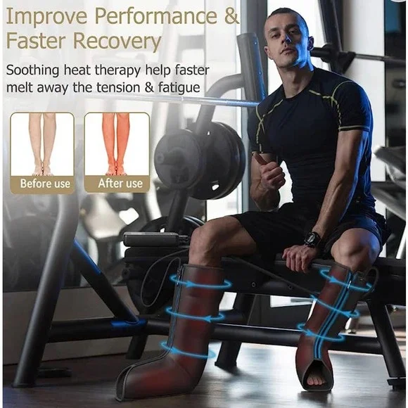 FIT KING Leg Massager With Heat Circulation Upgraded Full Leg/Foot Compression - Picture 2 of 7